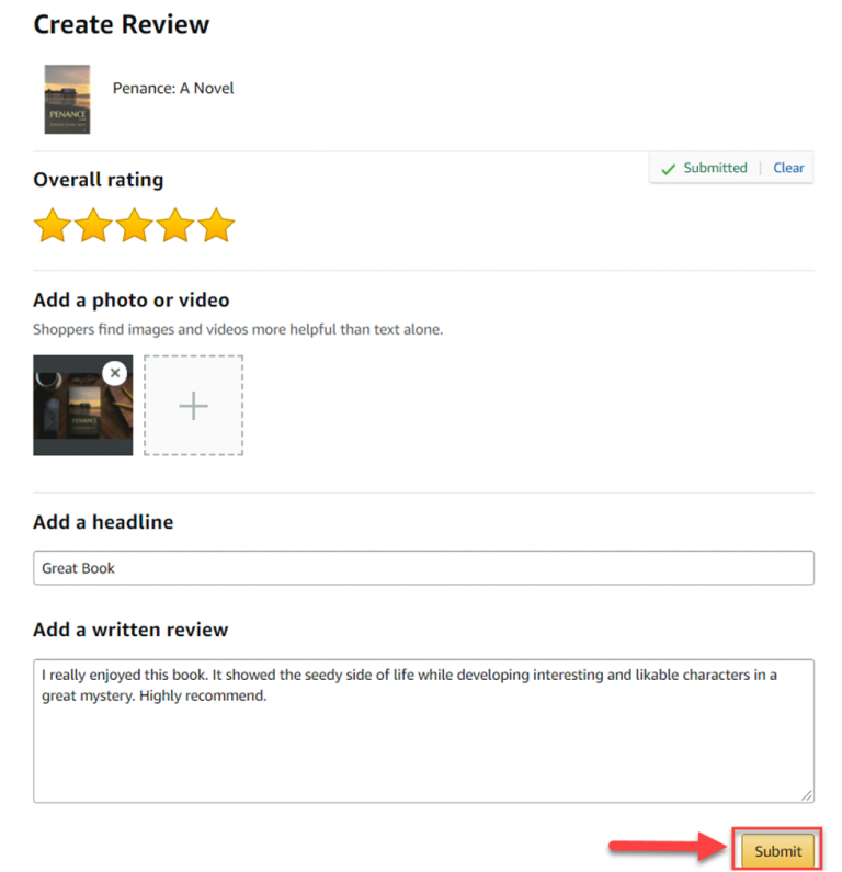 How to Leave a Book Review on Amazon New Shelves Books